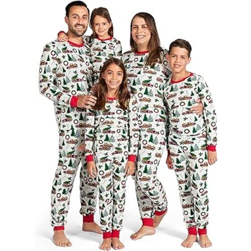 The Children’s Place Family Matching, Christmas and Holiday Pajama Sets, Cotton