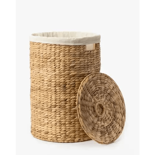 McGee and Co. Round Water Hyacinth Basket