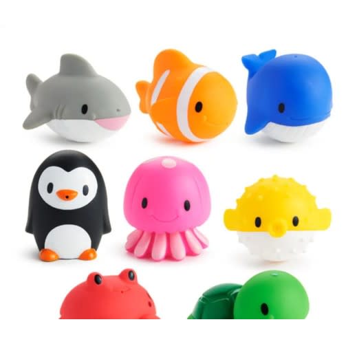 Ocean Bath Squirts, 8pk | Munchkin