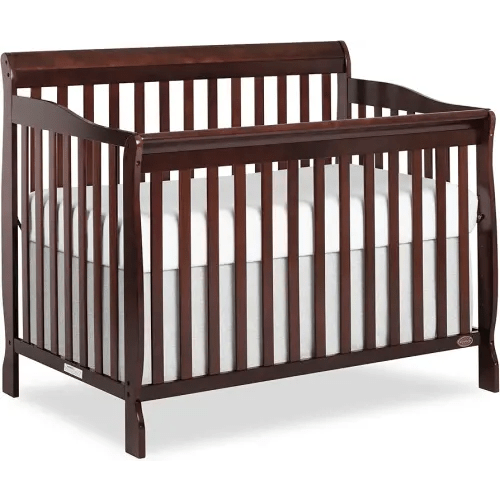 Dream On Me Ashton 5 in 1 Convertible Crib, Espresso