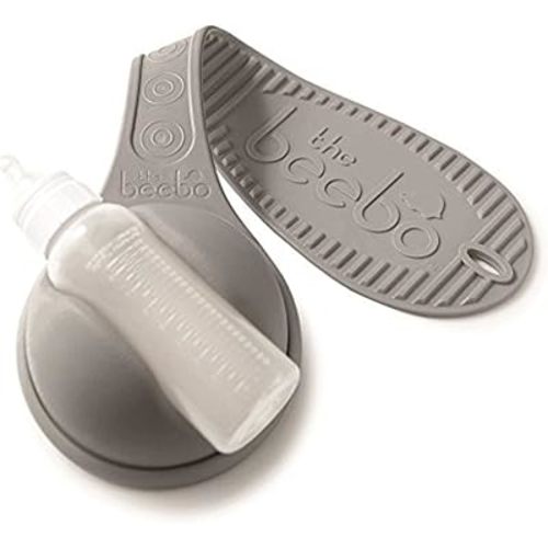 Free Hand Baby Bottle Holder (Charcoal - New and Improved)