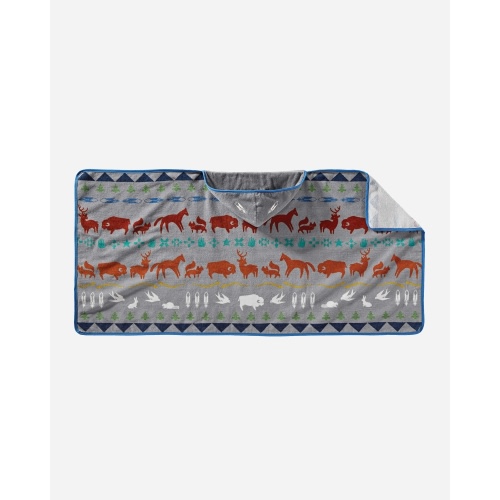 SHARED PATHS HOODED TOWEL