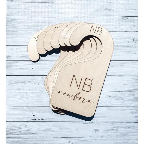 Baby Closet Dividers, Closet Divider, Clothes Divider, Wooden Closet Divider, Baby Shower Gift, Nursery Closet Divider, Closet Organizer