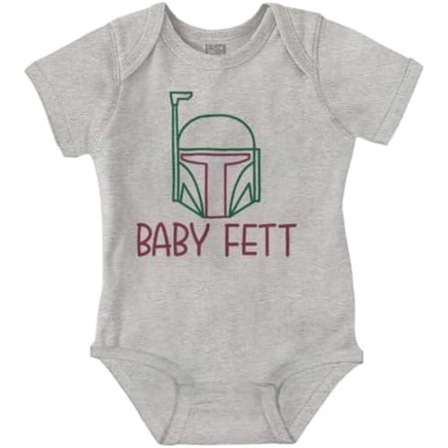 Brisco Brands Galactic Bounty Hunter Babies Cute Baby Romper Boys or Girls