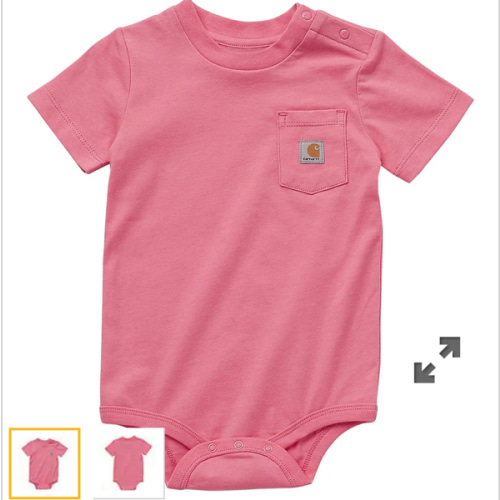 Kids' Short Sleeve Pocket Bodysuit (Infant)