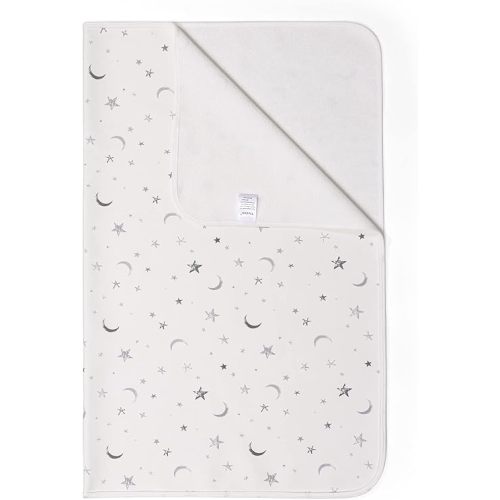 Baby Waterproof Bed Pad Washable Mattress Pad Reusable Underpads Bed-White Star