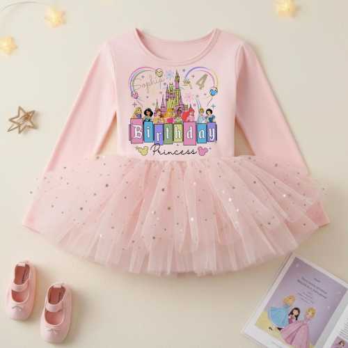 Personalized Disney Princess Birthday Tutu Dress