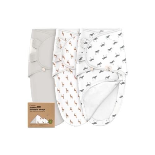 3-Pack Soothe Zippy Swaddle Wrap, Medium