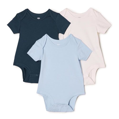 Amazon Essentials x Sofia Grainge Short Sleeve Crewneck Bodysuit, Pack of 3 Size: 3-6 Months