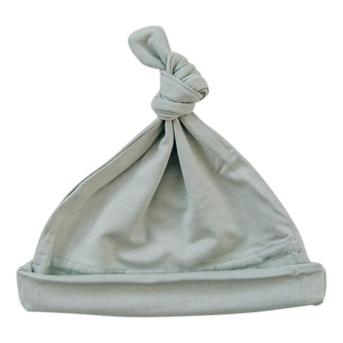 Sage Newborn Knot Hat – Mebie Baby