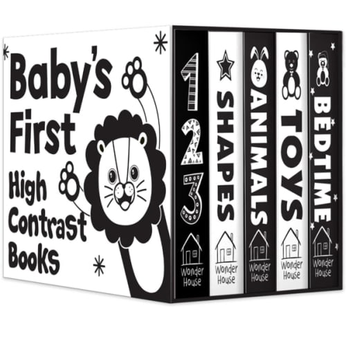 Baby’s First High-Contrast Books: Boxed Set (High Contrast Board Books)