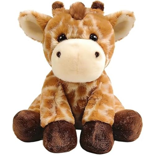 OROZCOR Giraffe Stuffed Animal, Cute Giraffe Plush Toys 8.5in, Soft Giraffe Stuffed Animals Gifts for Kids Baby Girls Boys (Giraffe)