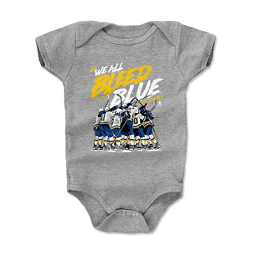 500 LEVEL St. Louis St. Louis Hockey Baby Infant One Piece Bodysuit (3-24 Months) - St. Louis Hockey Bleed Blue