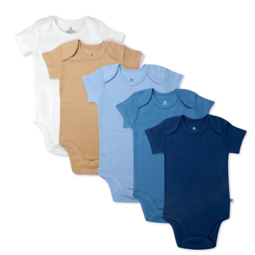 5-Pack Organic Cotton Short Sleeve Bodysuits | Honest Baby Clothing