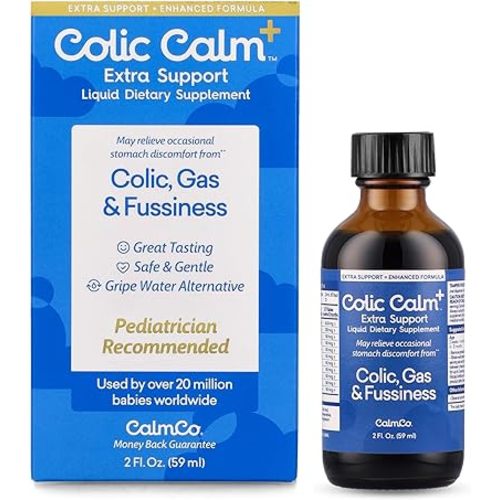 Colic Calm Plus Liquid Dietary Supplement Gripe Water, 60 ml