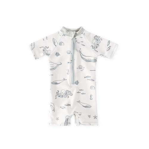 Swim Short Sleeve One-Piece