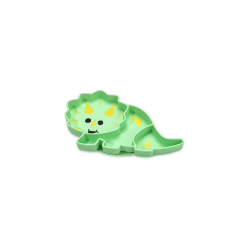 Melii Divided Silicone Suction Plate Dinosaur