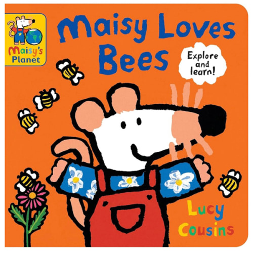 Maisy Loves Bees: A Maisy's Planet Book (Educational Board Book on Bumble Bee Pollination for Toddlers and Kids Ages 1-3)