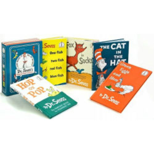 Dr. Seuss's Beginner Book Collection: The Cat in the Hat; One Fish Two Fish Red Fish Blue Fish; Green Eggs and Ham; Hop on Pop; Fox in Socks by Dr. Seuss, Hardcover | Barnes & Noble®
