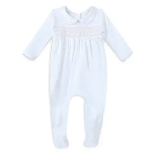 Lizzie's Classics Smocked Footie - Pink