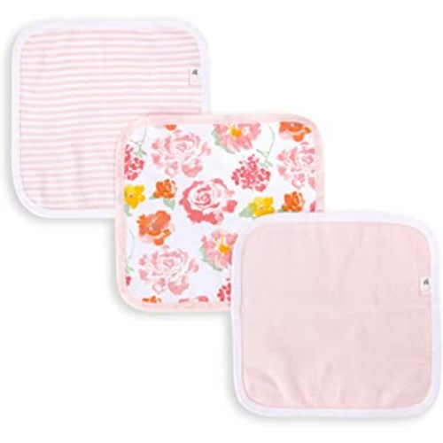 Burt's Bees Baby Washcloths, Absorbent Knit Terry, Super Soft 100% Organic Cotton