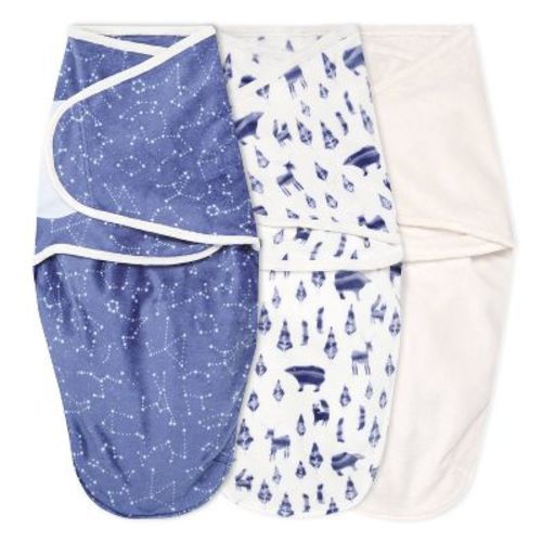 Aden + Anais Essentials Minky Easy Swaddle Wraps - Little Woods - 3pk