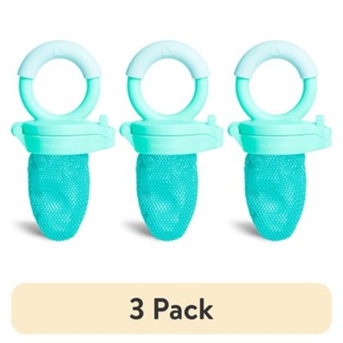 (3 pack) Munchkin® Fresh Food Baby Feeder, Blue, Unisex