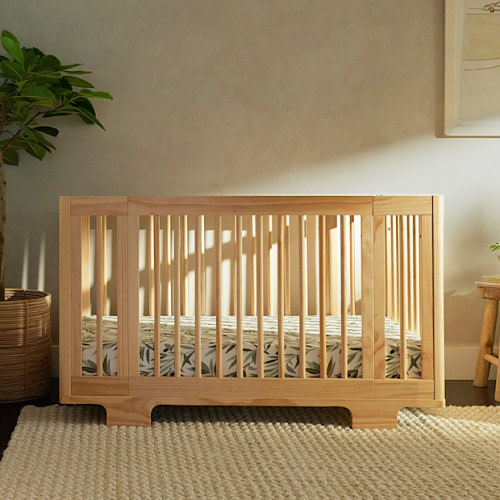 Yuzu 8-in-1 Convertible Crib with All-Stages Conversion Kits - Natural