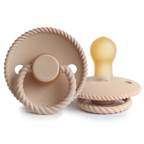 FRIGG Rope Natural Rubber Pacifier 2-Pack | Limited Edition – Simple Steps Market