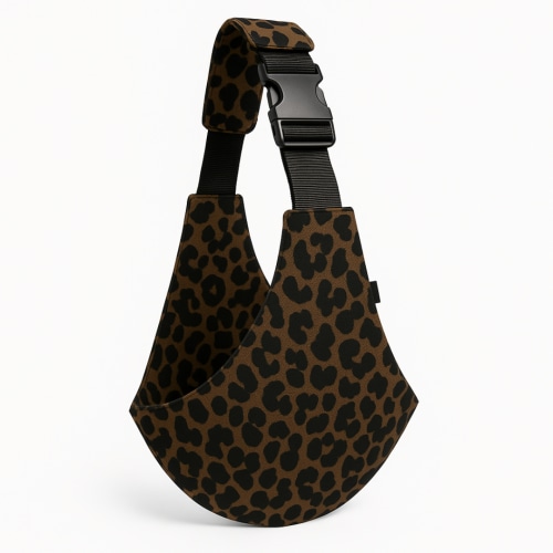 UP&GO® Ergonomic Toddler Carrier – Leopard Print Brown | Ages 9m–4yrs