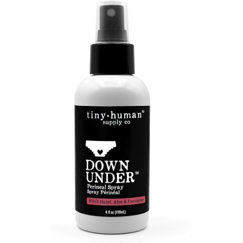 Down Under Herbal Perineal Spray 4oz, 97% Organic, Herbal Postpartum Relief, Soothing Natural Mist for Mama, Hospital Birth Kit Essential, Made in USA