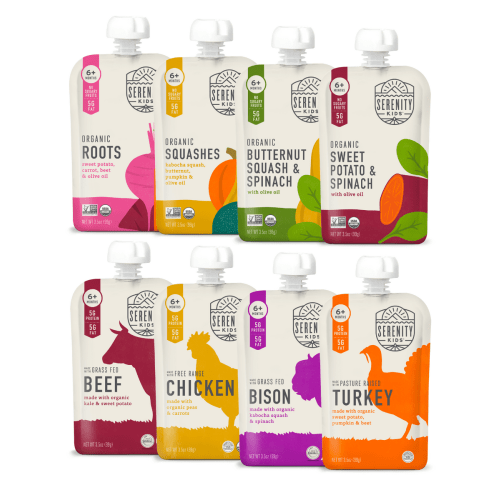 Meat & Veggies Baby Food Pouch Variety Pack