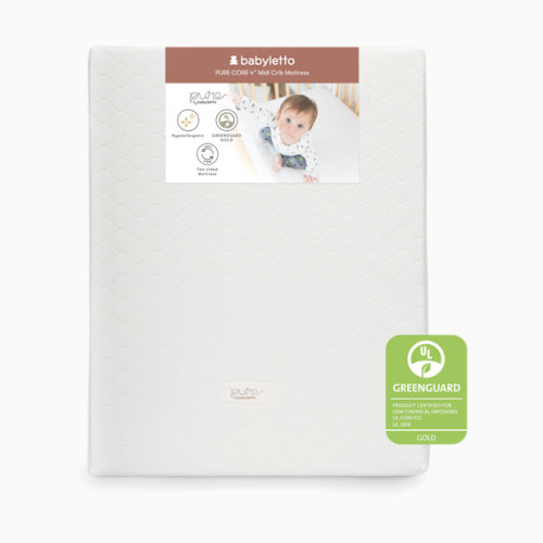 Midi Crib Size Pure Core Mattress - White