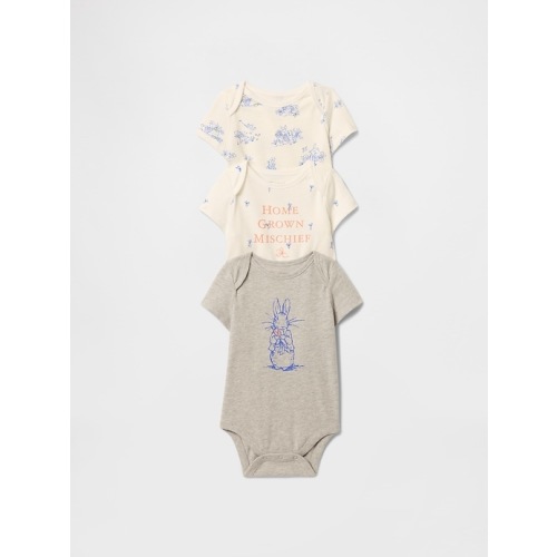 Baby Peter Rabbit™ First Favorites Organic Cotton Bodysuit (3-Pack)