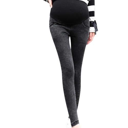 Awdenio Women's Maternity Jeans Pants Pregnancy Skinny Trousers Over The Pants Elastic