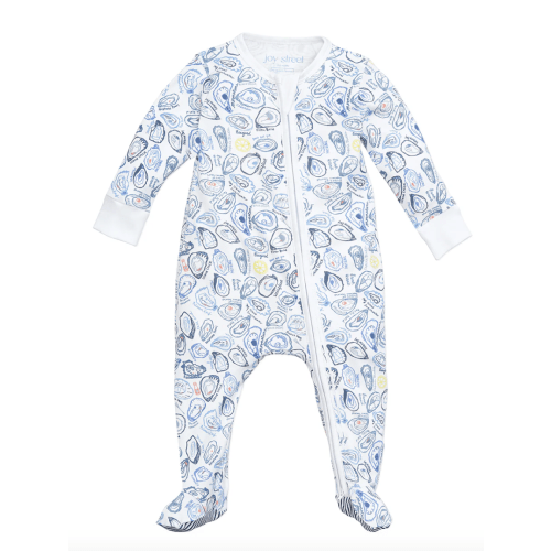 Oysters Zip Baby Onesie | Joy Street Kids