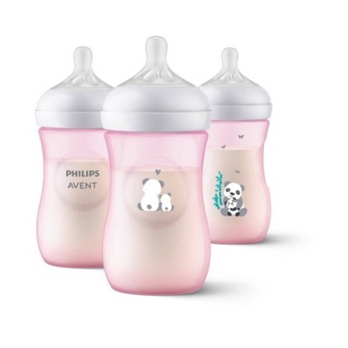 Nuby 10 Fl Oz Non-drip Baby Bottle Set - 3ct : Target