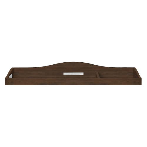 Evolur Changing Tray in Antique Brown, Space Saver
