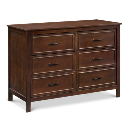DaVinci Charlie 6-Drawer Double Dresser | Modern Nursery™ | Expresso color