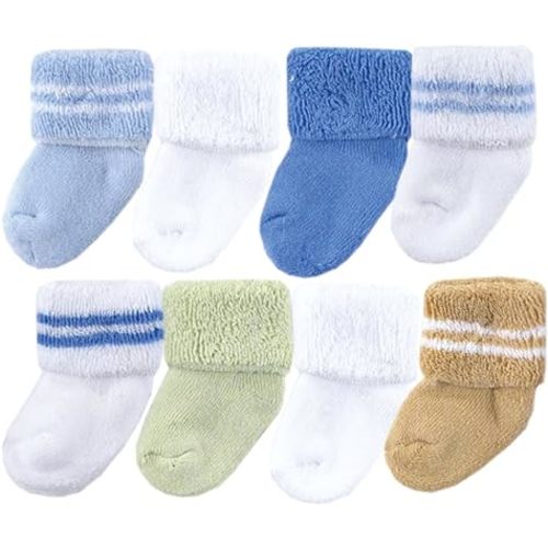 Luvable Friends Baby Newborn and Baby Terry Socks