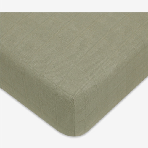 Babyletto Crib Sheet in GOTS Certified Organic Muslin Cotton