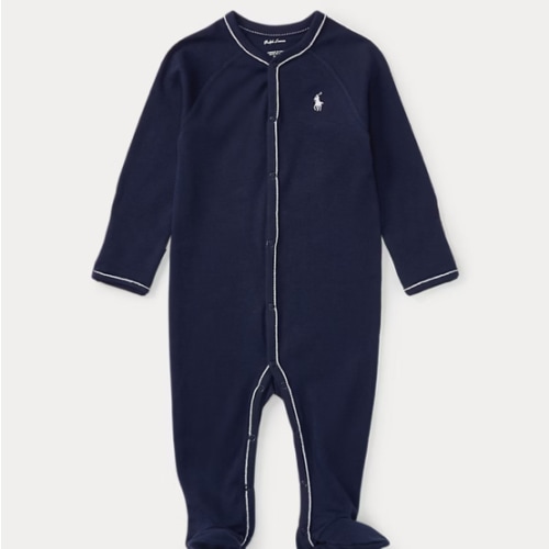 Cotton Jersey Footed Coverall | One-Pieces Baby | Ralph Lauren