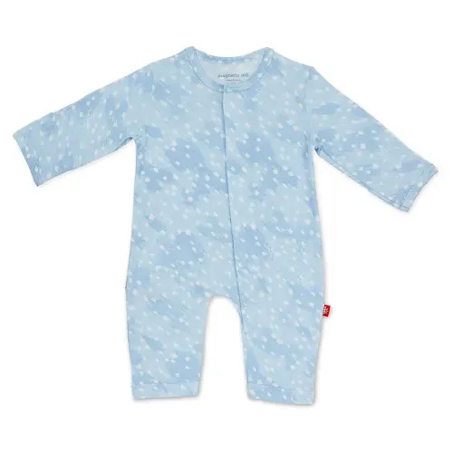 Magnetic Me Easy-Close Modal Coverall Jumpsuit Blue Doeskin 9-12 Months