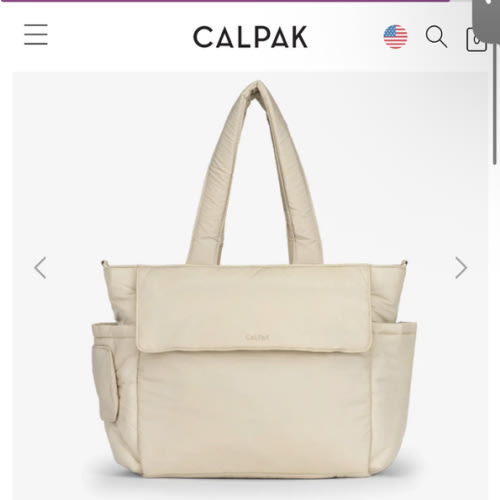 Diaper Tote Bag with Laptop Sleeve