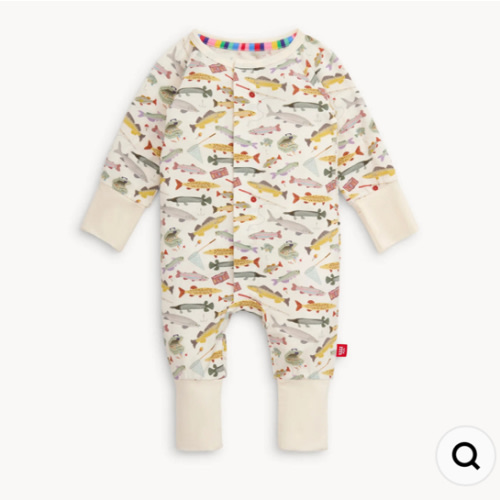 Reel Good Time Modal Magnetic Grow With Me Convertible Coverall