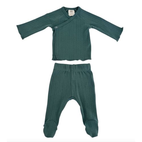 Pine / Organic Pointelle Set 0-3