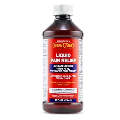 16 Oz bottle Acetaminophen Cherry Flavored Liquid