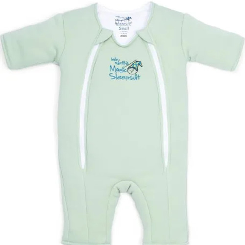 Sage Green Baby Merlin’s Magic Sleepsuit – 100% Cotton Sleep Solution