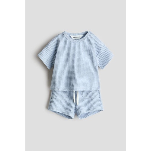 2-piece Waffled Cotton Set