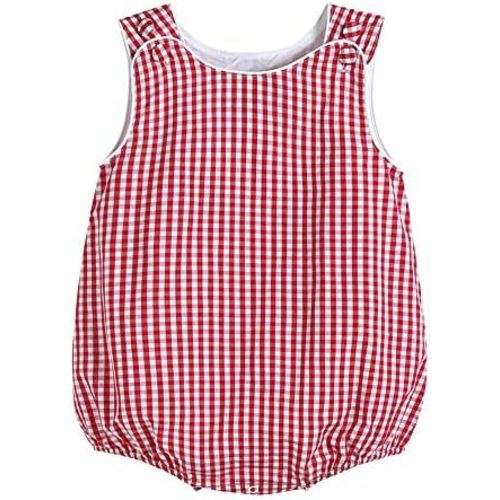 Baby & Toddler Boys and Girls Seersucker or Gingham One-Piece Bubble Romper